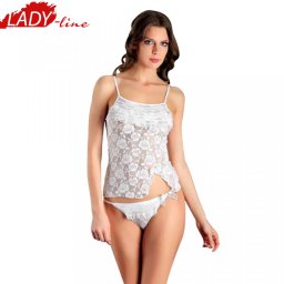 Lenjerie Intima Set Vivaldi Underwear Model 'Soft White', Culoare Alb