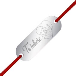 Martisor Bratara Inox Placuta Argintie Familie Te Iubesc