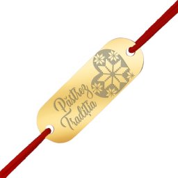 Martisor Bratara Inox Placuta Aurie Pastrez Traditia