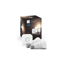 Set de bază Philips Hue WHITE 2xE27/9,5W 2700K + Hue Bridge