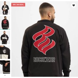 Rocawear Men Lightweight Jacket Wythe in black
