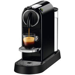 Cafetiera cu capsule Nespresso, Delonghi EN167B Citiz, 19 Bari, 1260 W, Negru