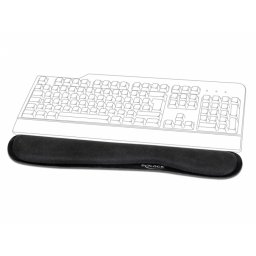 Suport de relaxare a incheieturii pentru tastatura/laptop Negru, Delock 12558