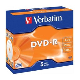 DVD-R Verbatim, 16x, 4.7GB
