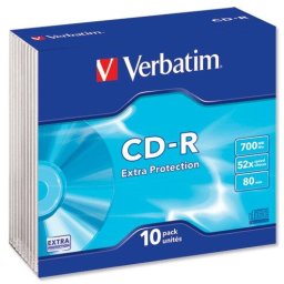 CD-R Verbatim 10 bucati, 52x, 700MB