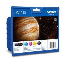 Cartus cerneala Brother LC1240VALBP Value Blister Pack C/M/Y/BK