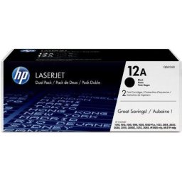 Set 2 cartuse HP HPTON-Q2612AD, Negru