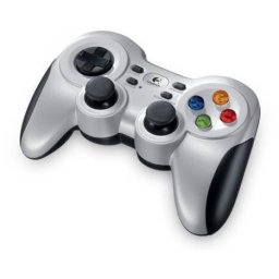 Gamepad wireless Logitech F710, argintiu
