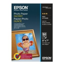 Hartie foto Glossy C13S042545, 5 x 7 inch, 50 coli, 200g/m2