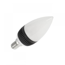 Bec LED ZAR0371, E14, putere 6 W, 545 lumeni, alb cald, forma: lumanare