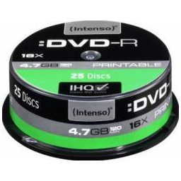 DVD-R, 25 bucati, 16x, 4.7 GB