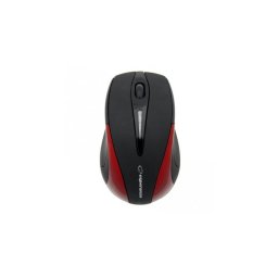 Mouse Antares, optic, wireless, 1000 dpi, 2.4 GHz, negru/ rosu