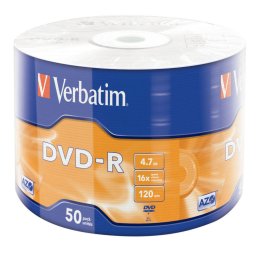 DVD-R 16x, 4.7 GB, 50 bucati
