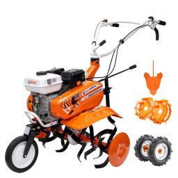 Motosapa DAC 7000ACC1, 7 CP, 560-830 mm, roti cauciuc, roti met 350 fara manicot, rarita ajustabila,