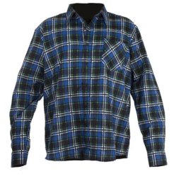 Camasa lucru flanel cu carouri albastre - 2xl/h-188