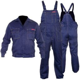 Costum salopeta combinat / albastru - 2xl/h-188