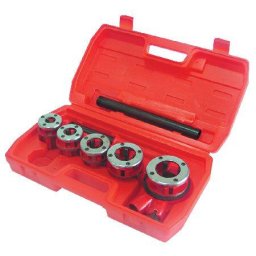 TRUSA FILIERE TEAVA CU CLICHET 3/8"-1.1/4" - 8 piese
