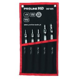 SET CHEI CU TORXURI FLEXIBILE CR-VA HD T15-T60 - 5P.