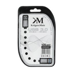 CABLU STEREO 3.5 TATA - TATA 1.5M BLISTER K&M