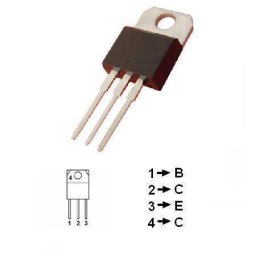 TRANZ. NPN COMUT 8A 45W IZOLAT, CU DIODA PROT