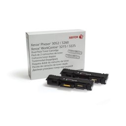 Toner Xerox 106R02782 pentru Phaser 3052/3260, Dual Pack, Negru
