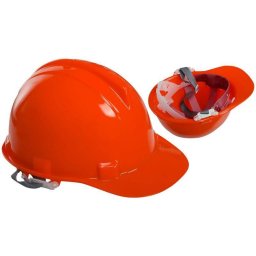 Casca de protectie industriala rosie