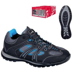 Pantof lucru o1sra din piele nubuc si tesatura - 41