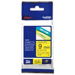 TZE-S621 LAMINATED TAPE 9MM 8M