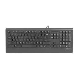 Tastatura Mulitmedia BARRACUDA Slim USB, US layout, Black