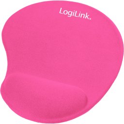 Mousepad ergonomic cu gel, roz