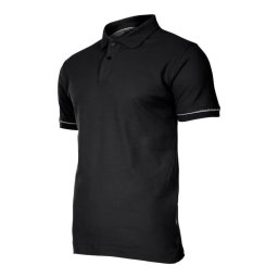 Tricou bumbac polo / negru - s