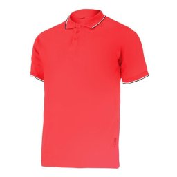 Tricou bumbac polo subtire / rosu - l
