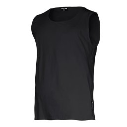 Tricou bumbac fara maneci / negru - 3xl