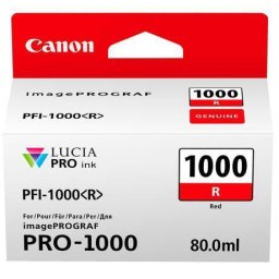 CANON PFI-1000R RED INKJET CARTRIDGE