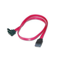 ASSMANN Serial ATA Cable SATA (7pin) angled F(jack)/SATA (7pin) F(jack) 0,5m red