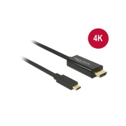 Delock Cable USB Type-C male > HDMI male (DP Alt Mode)4K 30 Hz 2m black