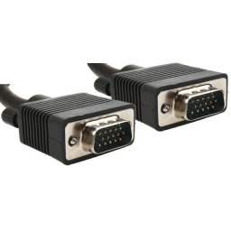 Gembird VGA HD15m/HD15m dual-shielded w/2*ferrite core 6ft cable BLACK