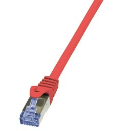 LOGILINK - Patch Cablu Cat.6A 10G S/FTP PIMF PrimeLine 0,5 roșu