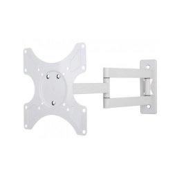 Techly Suport de perete TV LCD/LED/PDP cu două brațe 19-37'' 25 kg VESA alb