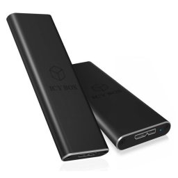 HDD Rack IcyBox External enclosure for M.2 SATA SSD, USB 3.0, Black