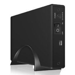 HDD Rack IcyBox External 3,5'' HDD/SSD Case SATA III, USB 3.1 Type-C, Black