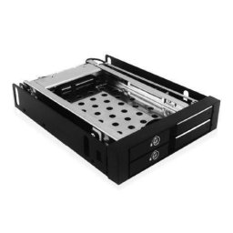 HDD Rack IcyBox Mobile Rack for 2x 2.5'' SATA HDD or SSD, Black