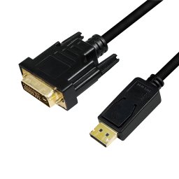 LOGILINK - DisplayPort to DVI cable, black, 3m