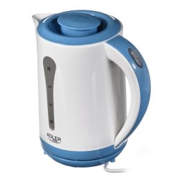 Fierbator Kettle electric Adler AD 1244 (2200W 2.5l; blue color)