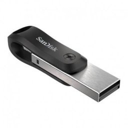 Memorie USB USB flash drive SanDisk iXpand GO SDIX60N-128G-GN6NE (128GB; Lightning, USB 3.0; silver color)