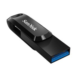 Memorie USB USB flash drive SanDisk Ultra Dual GO SDDDC3-128G-G46 (128GB; USB 3.0, USB-C; black color)