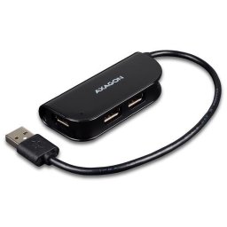 Hub USB AXAGON X4B cu 4 porturi USB2.0, Negru