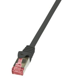 Patch Cable Cat.6 S/FTP black 0,25m, PrimeLine "CQ2013S