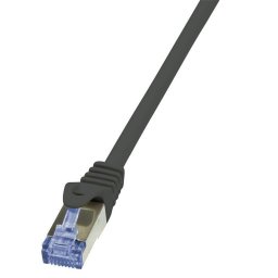 Patch Cable Cat.6A S/FTP black 1,00m, PrimeLine "CQ3033S