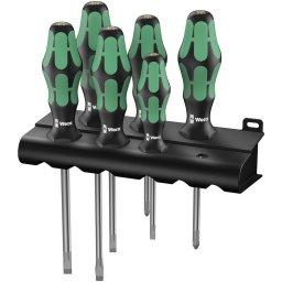 Wera Screwdriver Set 334/335/6 Rack